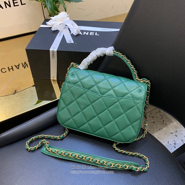 Chanel女包 S0967# 2019秋冬新款 香奈兒復古鏈條包 Chanel手拎斜挎兩用包  djc3146